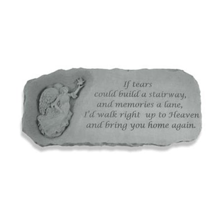 Kay Berry Inc Kay Berry- Inc. 37120 If Tears Could Build A Stairway - Angel Memorial Bench - 29 Inches x 12 Inches x 15 Inches 37120
